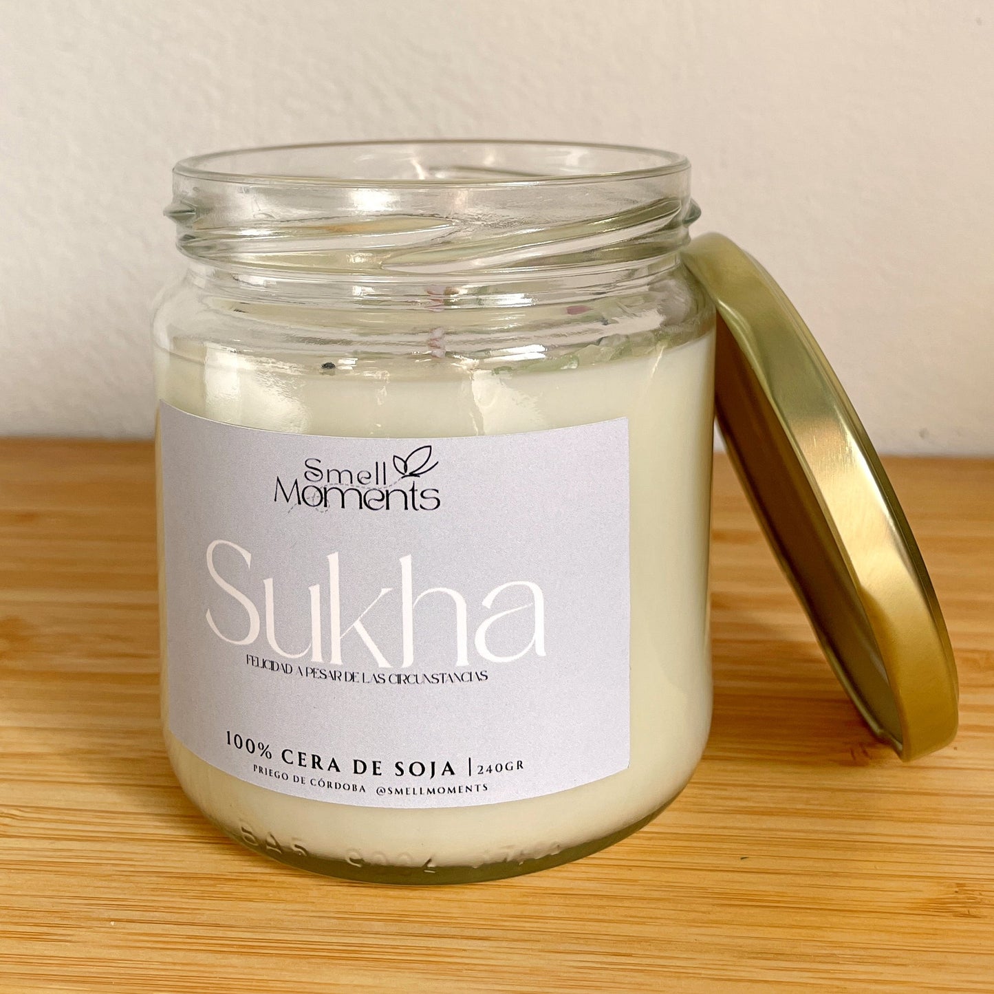 Vela aromática SUKHA | Bambú, Flor de cerezo, Orquídea, Notas marinas