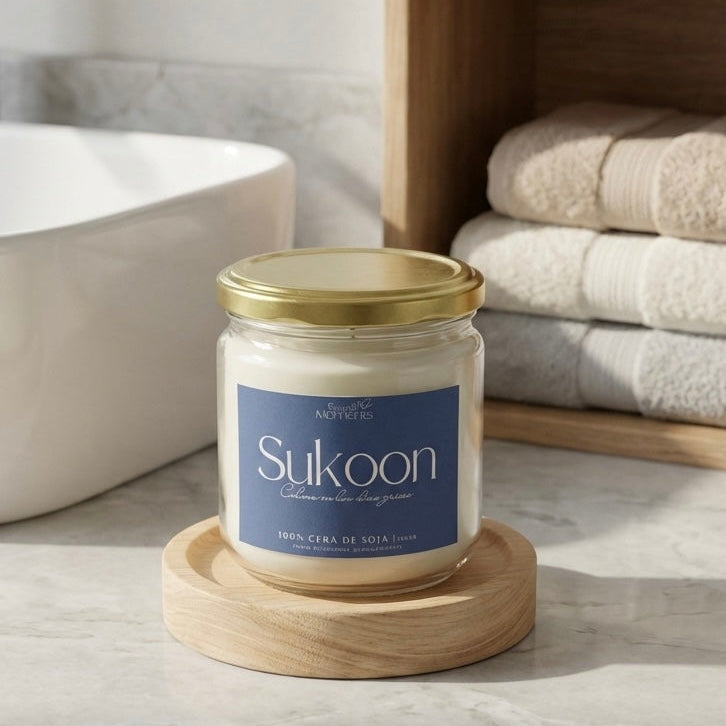 Vela Aromática Sukoon | Calma Profunda