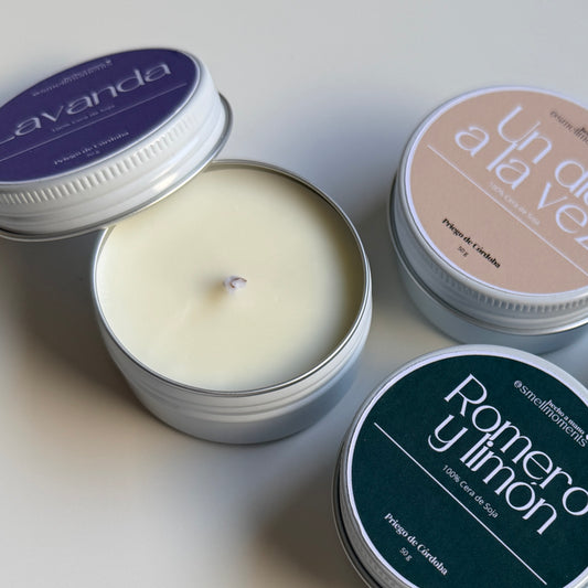 Mini Vela Aromática en lata · 50 g