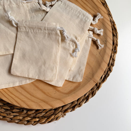 Pack 5 Bolsitas Algodón para Aromatizadores