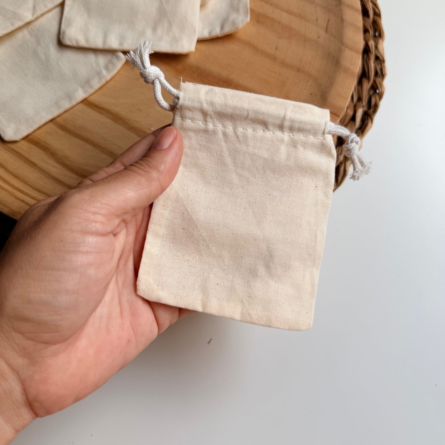 Pack 5 Bolsitas Algodón para Aromatizadores