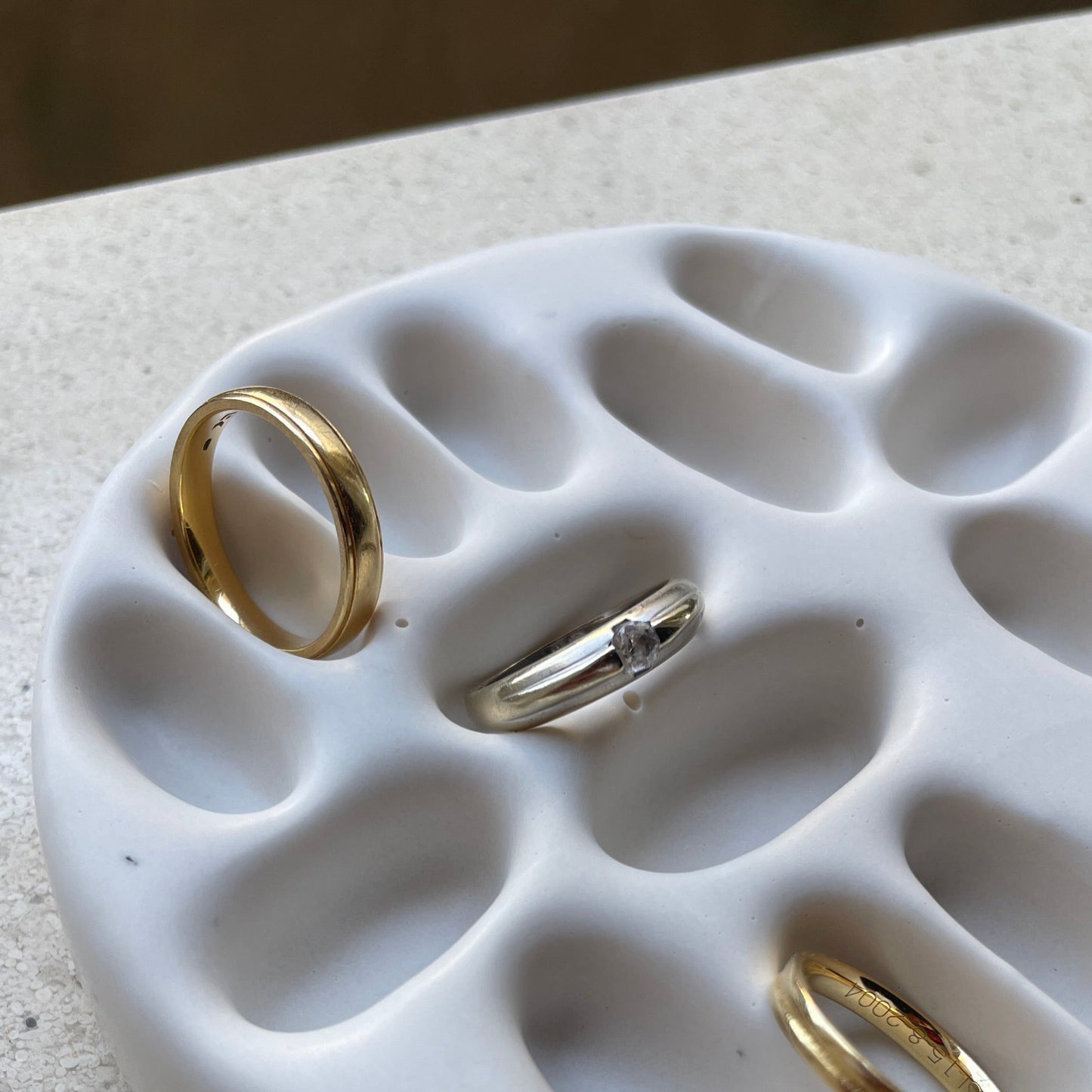 Joyero de resina ecológica – diseño único, hecho a mano