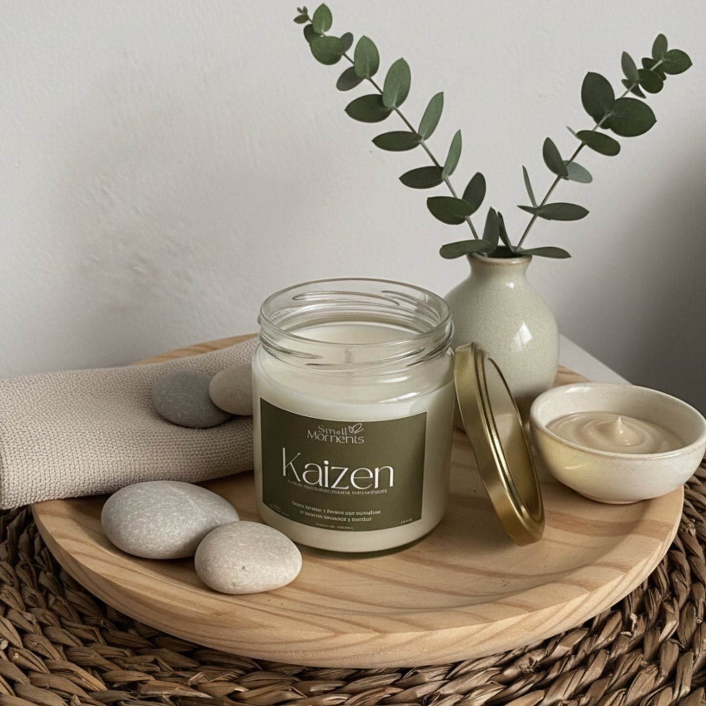 Vela aromática Kaizen - Crecer con calma