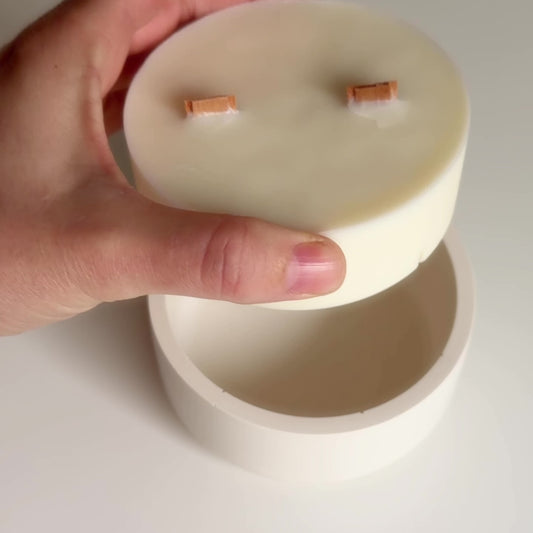Recambio de vela para recipiente de resina ecológica